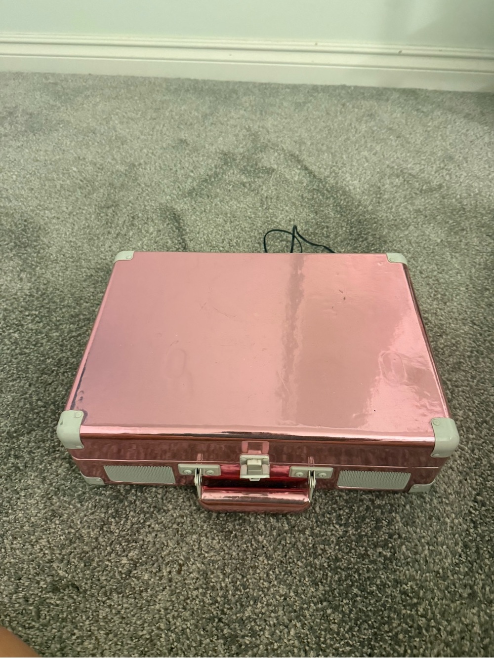 Crosley Pink Metallic Carrying Case